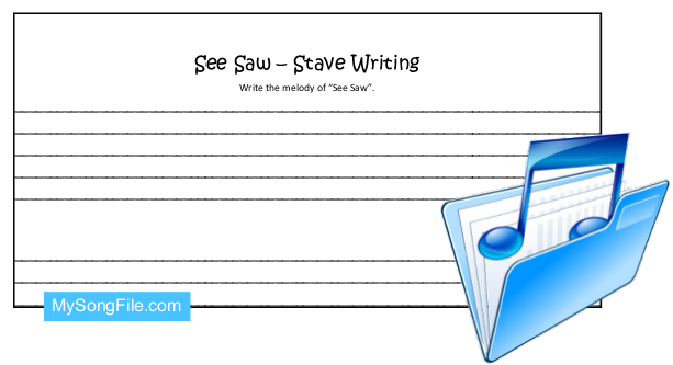 See Saw (Stave Writing)
