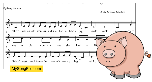 The Old Woman And The Pig (do = C)