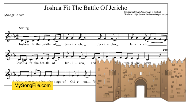 Joshua Fit The Battle Of Jericho (C minor)