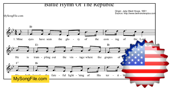 Battle Hymn Of The Republic (Bb Major)
