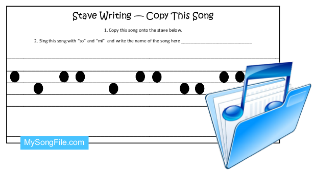 See Saw (Stave Writing-Copy This Song)