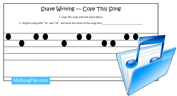Hey Hey Look At Me (Stave Writing-Copy This Song)