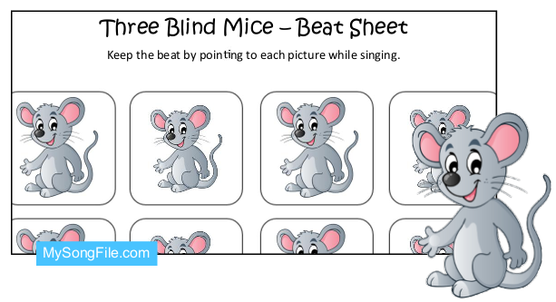 Three Blind Mice (Beat Sheet Colour)