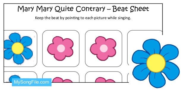 Mary Mary Quite Contrary (Beat Sheet Colour)