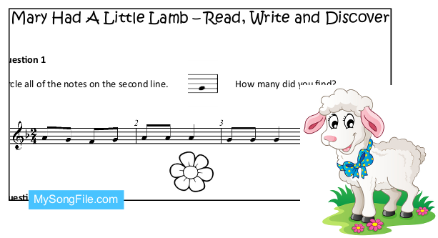 Mary Had A Little Lamb (Read Write and Discover)