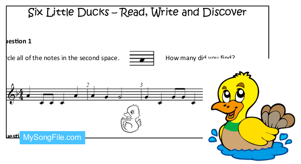 Six Little Ducks (Read Write and Discover)