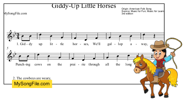 Giddy-Up Little Horses