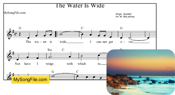 The Water Is Wide (G Major)