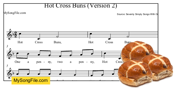 Hot Cross Buns (Version 2)