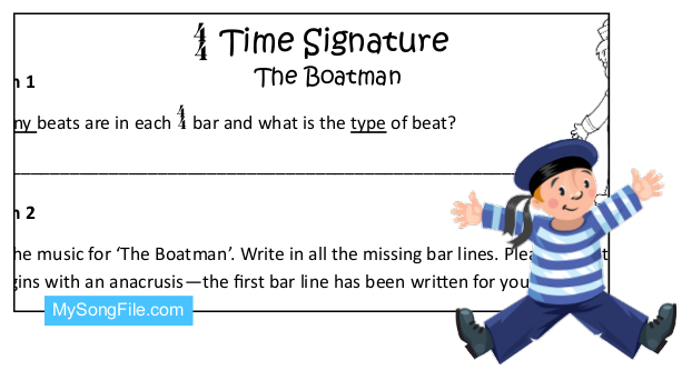 Boatman (The) (Time Signature 4-4 Missing Bar Lines)