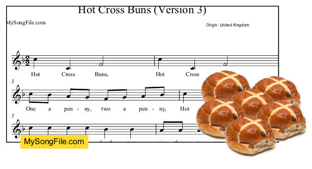 Hot Cross Buns (Version 3) 