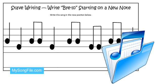 Bye-lo (Stave Writing-Transposition)