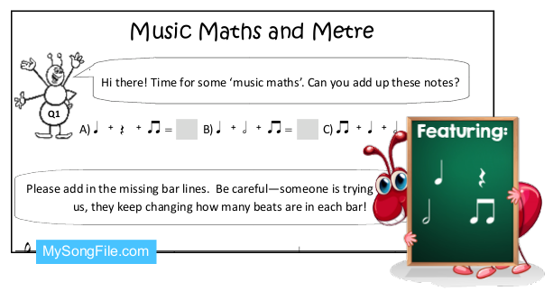 Music Maths and Metre (Simple Time Signatures Featuring sa and too)