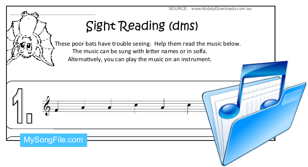 Halloween (Sight Reading Stave - dms)