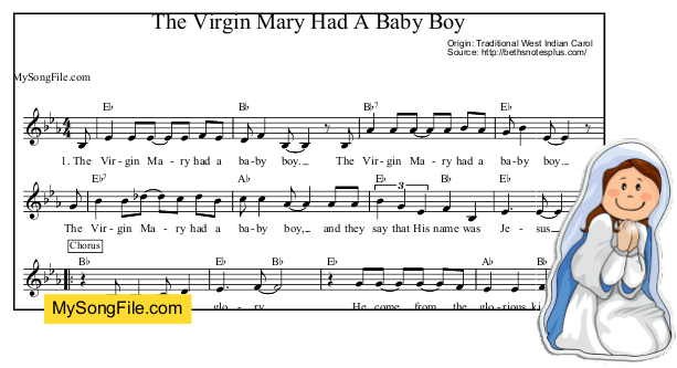 The Virgin Mary Had A Baby Boy