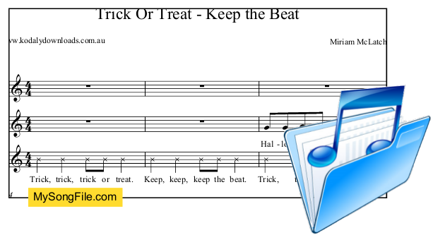 Trick Or Treat Keep the Beat