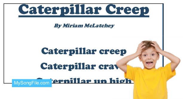 Caterpillar Creep (lyric poster)