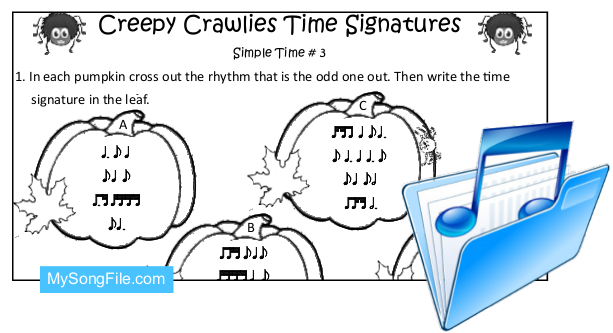 Creepy Crawlies (Simple Time Signature no3)