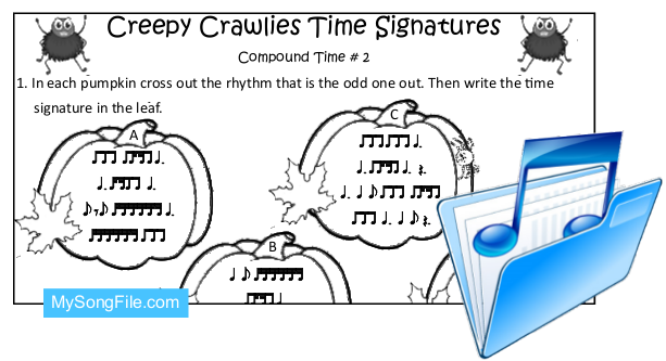 Creepy Crawlies (Compound Time Signature no2)
