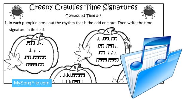 Creepy Crawlies (Compound Time Signature no3)