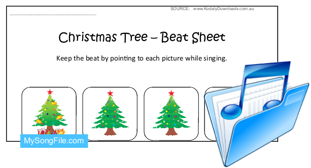 Christmas Tree (Beat Sheet Colour)