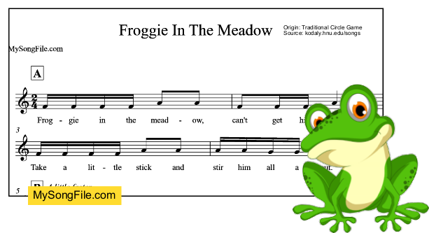 Froggie In The Meadow