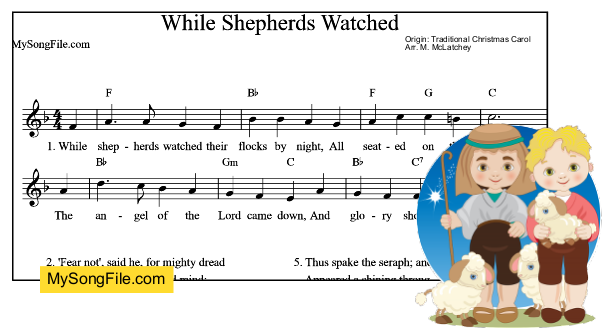While Shepherds Watched