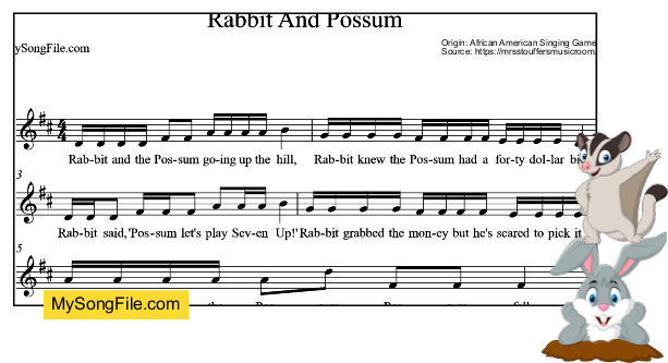 Rabbit and Possum