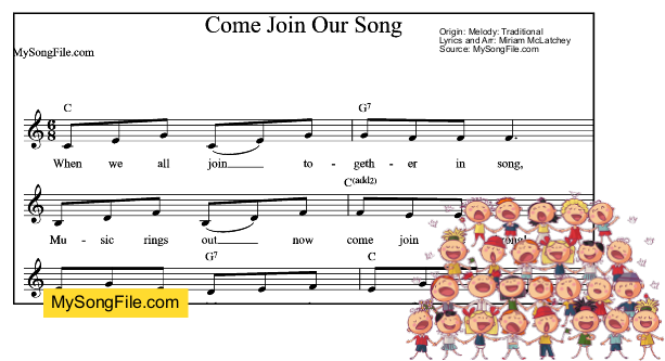 Come Join Our Song