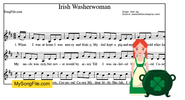 Irish Washerwoman (D Major)