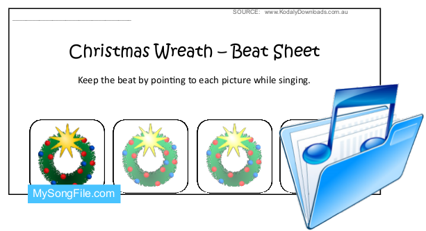 Christmas Wreath (Beat Sheet Colour)