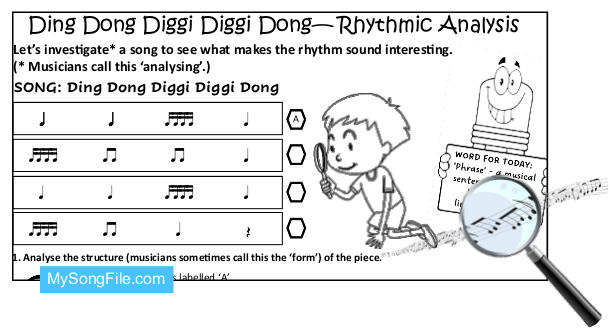 Ding Dong Diggi Diggi Dong - Rhythmic Analysis