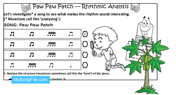 Paw Paw Patch - Rhythmic Analysis