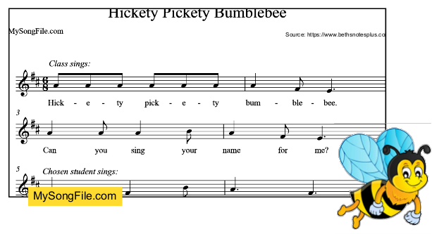 Hickety Pickety Bumblebee