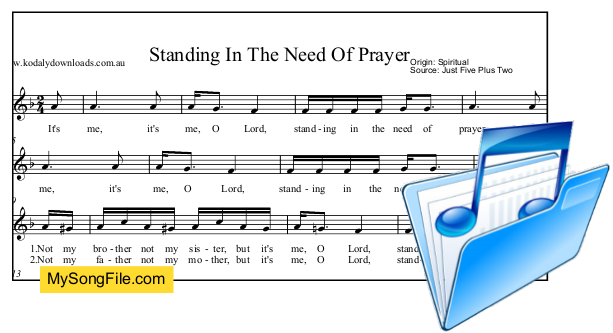 Standing In The Need Of Prayer