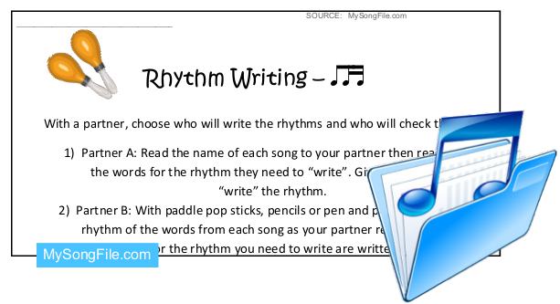 Rhythm Writing Activity (Ti-Tika)