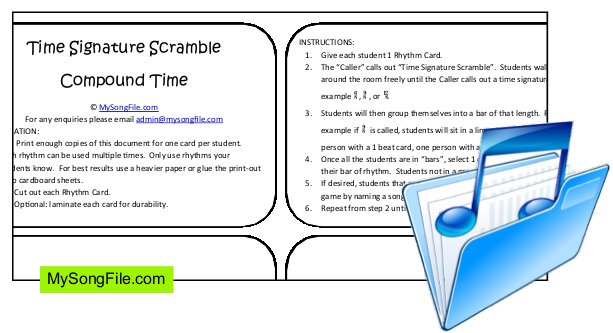 Time Signature Scramble - Compound Time