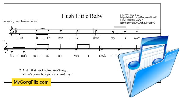 Hush Little Baby - Piano
