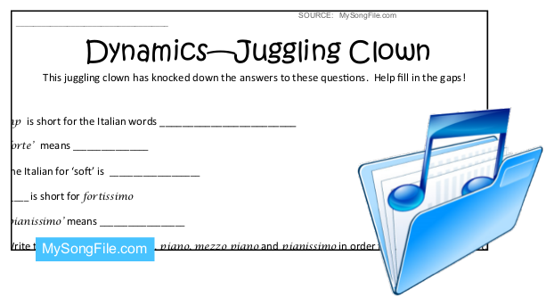 Juggling Clown (Terms - Dynamics)