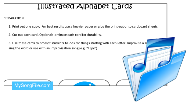 Alphabet Cards (Illustrated)
