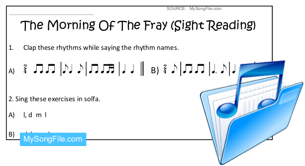 The Morning Of The Fray (Sight Reading)