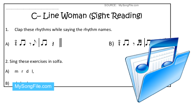 C-Line Woman (Sight-Reading)