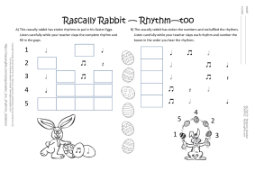 Easter ta ti-ti (Rhythmic Dictation) | My Song File