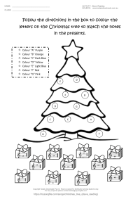 Christmas Tree (Stave Reading) | My Song File
